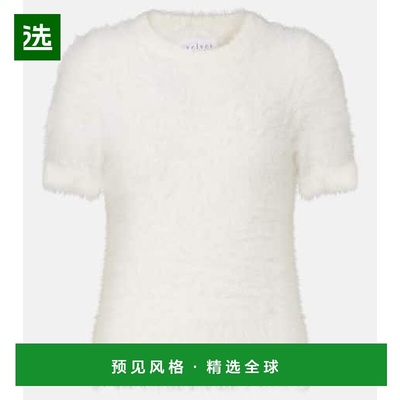 1h可退 香港直邮Velvet 女士 Kit 上衣 white白色 舒适时尚