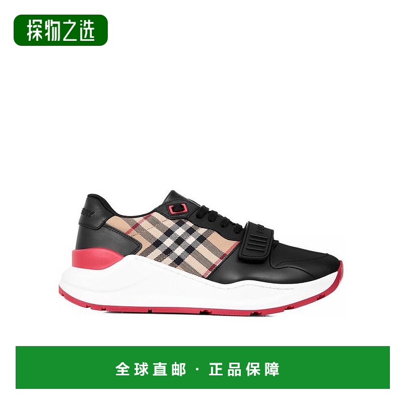 香港直邮Burberry 印花厚底低帮运动鞋 80381841