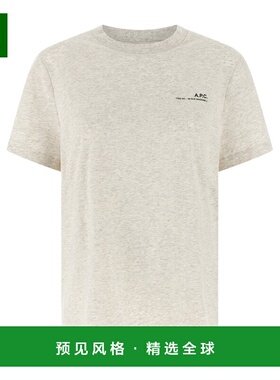 香港直邮A.P.C. 女士T恤 COHBOM26404ECRU SS2026 浅棕色 Logo pr