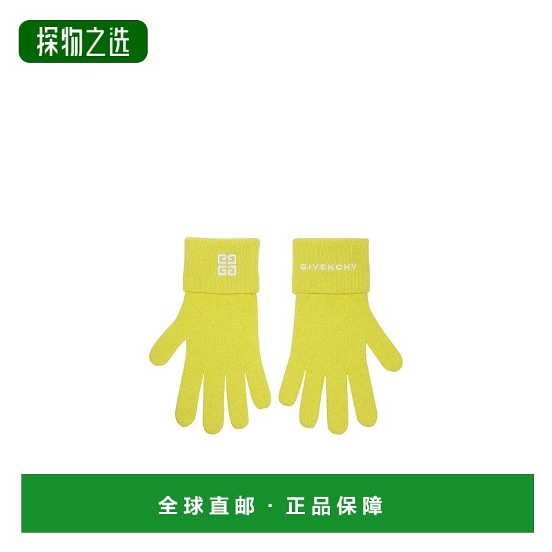 香港直邮Givenchy 徽标手套 BPZ06YP0P5羊毛