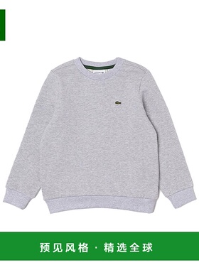 香港直邮LACOSTE 男士针织毛衣 SJ5284CCA AW2024 灰色 长袖卫衣