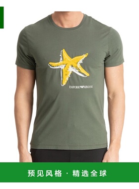 香港直邮Emporio Armani 圆领短袖T恤男装 EM000574AF12347阿玛尼