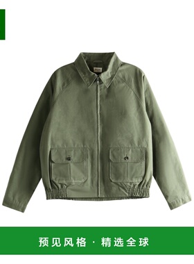 1h可退 香港直邮Bode 男士 COACH'S MRF25JA012 打蜡浅绿色夹克 W