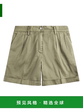 香港直邮FAY 女士短裤 NTW8352547TXMRV201 SS2026 军绿色 PANTAL