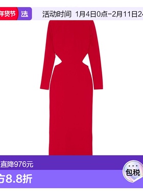 1h可退 香港直邮SOLACE LONDON 女士 红色连衣裙 OS46036RED