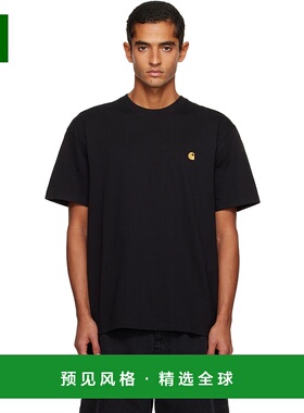 1h可退 香港直邮CARHARTT WIP 男士 黑色 Chase T 恤 I026391