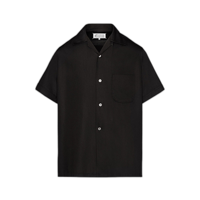 香港直邮Maison Margiela 单排扣短袖衬衫 S50DR0006S60495男装