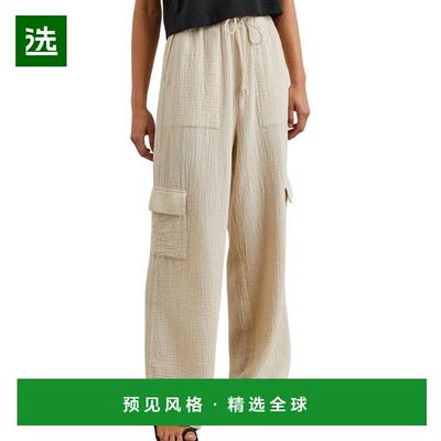 1h可退 【美国直邮】rails 女士 休闲裤裤子亚麻运动休闲百搭舒适