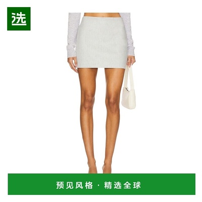 1h可退 香港直邮enza costa 女士 羊毛西装料迷你半身裙 WSG6121