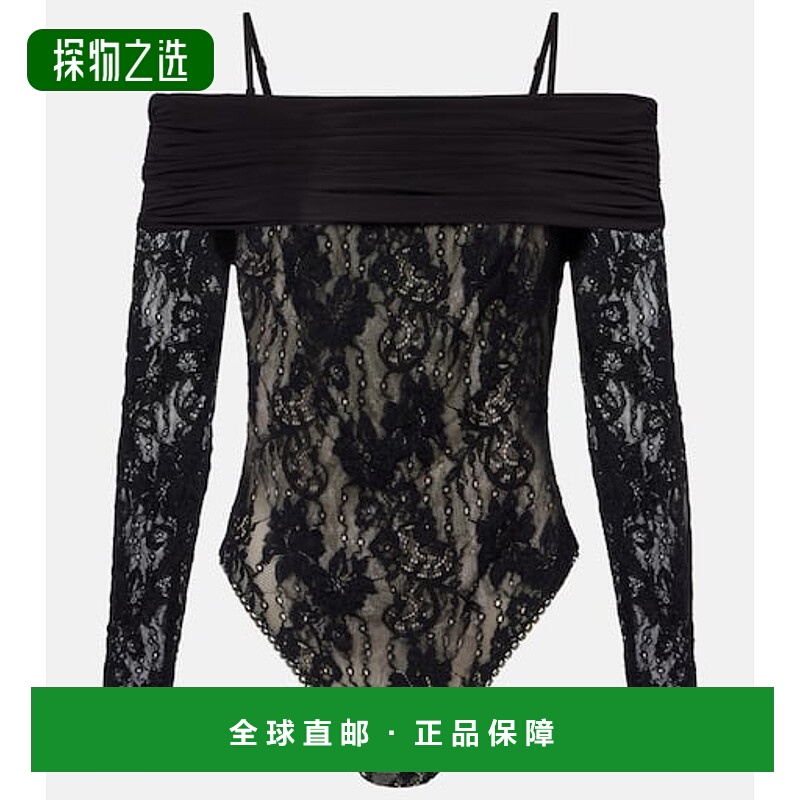 香港直邮ZIMMERMANN 女士 Rebellion 露肩蕾丝连体衣