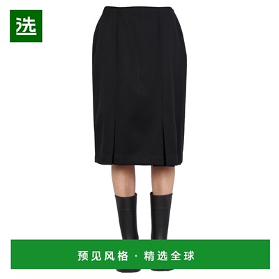1h可退 香港直邮Raf Simons 拉夫·西蒙 女士 直筒剪短半身裙 221