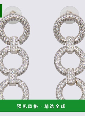 香港直邮SELF-PORTRAIT 女士耳饰 AW25619ESLSILVER AW2025