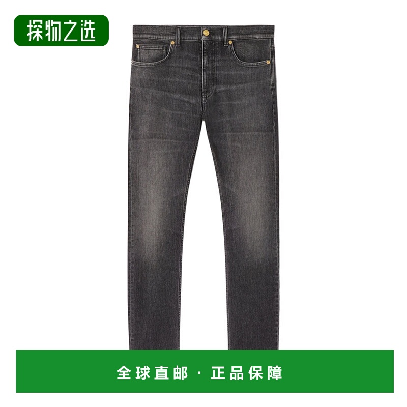 香港直邮Versace Medusa Rock刺绣牛仔裤 10194611A15048范思哲