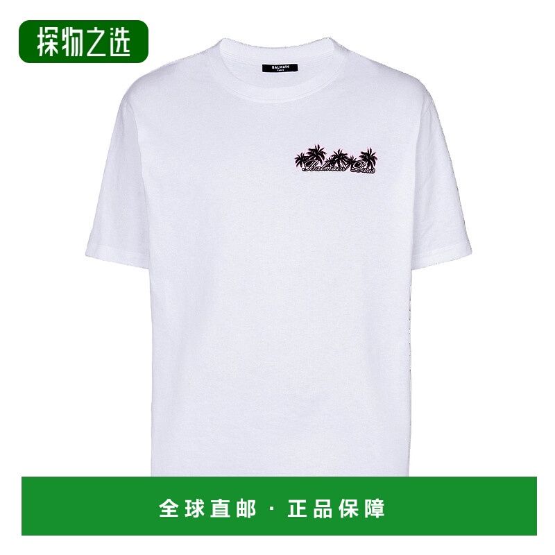香港直邮Balmain 圆领短袖T恤 DH1EG000GD82