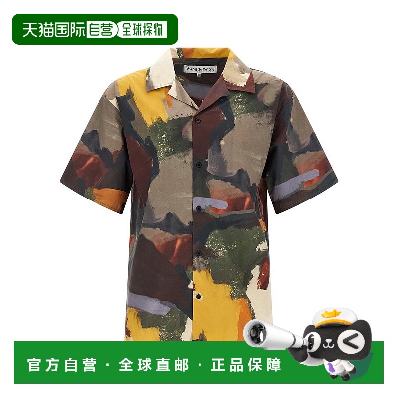 1h可退 香港直邮J.W. Anderson 男士 短袖衬衫 SH0349PG1728