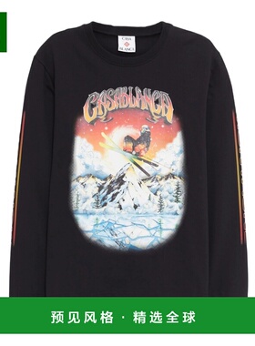 香港直邮CASABLANCA 男士针织衫 JTP15101BLACK AW2025 黑色