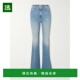 香港直邮mother 女士 Doozy 1h可退 高腰喇叭再生牛仔裤 14051423