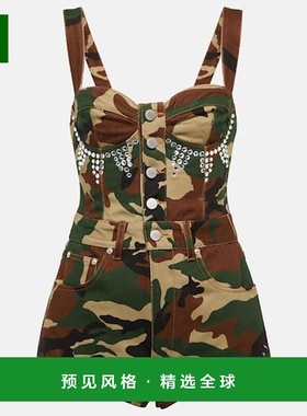 1h可退 香港直邮ALESSANDRA RICH 亚历山德拉.瑞秋 女士 迷彩色牛