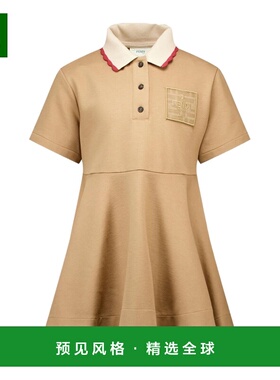 香港直邮Fendi polo领短袖连衣裙 JFB817ARSP