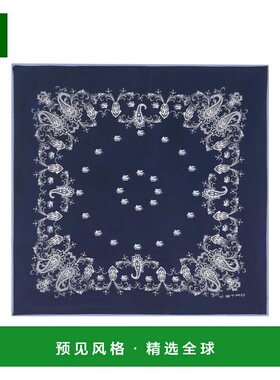 1h可退 香港直邮ETRO 男士围巾 MAXA0006AKH00B0310 SS2026 蓝色