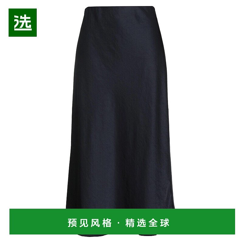 1h可退 香港直邮THEORY 希尔瑞 女士 中长半身裙 blue蓝色 舒适时