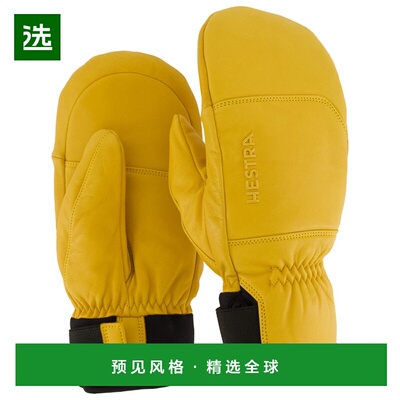 香港直邮HESTRA 男士手套 2023234TAN CO 黄色