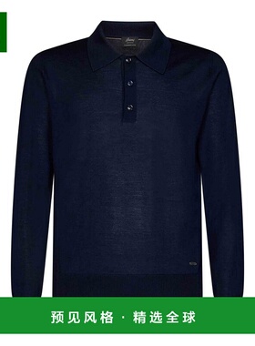 香港直邮BRIONI 男士POLO衫 UMR30LP1K824000 AW2025 蓝色