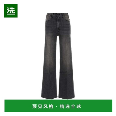 1h可退 香港直邮mother 女士 Hustler 木炭色弹力牛仔裤 11988161
