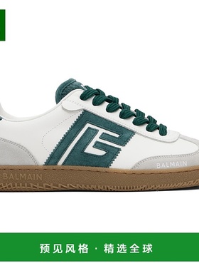 1h可退 香港直邮Balmain 巴尔曼 男士 灰白色 Swan Suede & Smoot