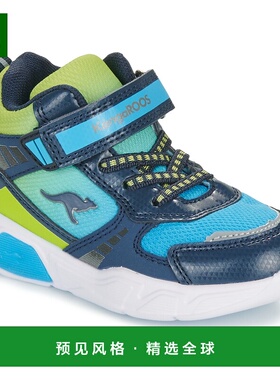 欧洲直邮Kangaroos  K-SLB Clave Mid EV 男童鞋高帮板鞋 00048-4