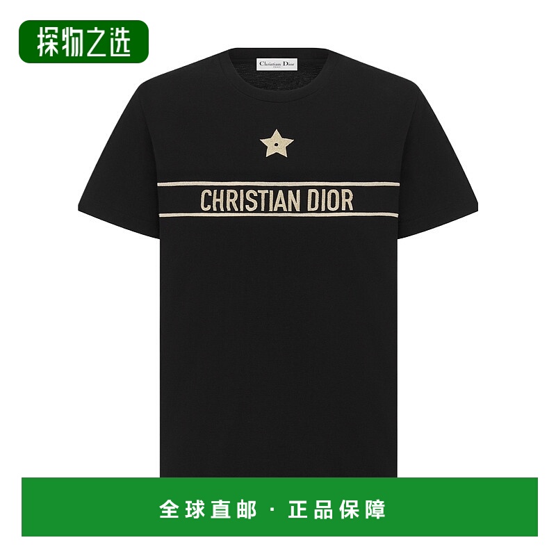 香港直邮Dior 刺绣T恤 613T06E4414迪奥