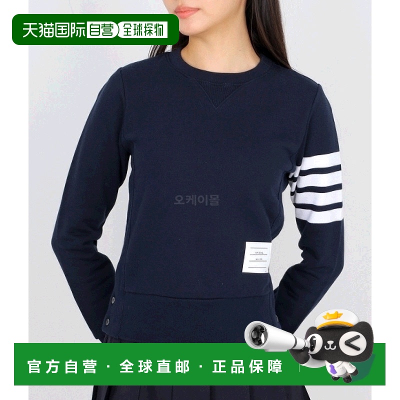 韩国直邮Thom Browne桑姆布郎尼运动衫黑色圆领FJT002A 00535 415