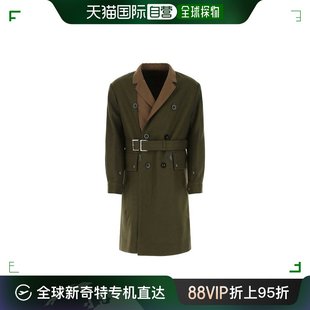 韩国直邮SACAI22FW风衣男2202883M 501Green