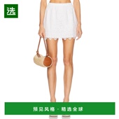 网眼半身裙 1h可退 WE25WSK006 女士 Deco 香港直邮Frame Denim