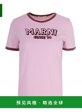 香港直邮MARNI 女士T恤 THJE0390P0USCY91LOC20 SS2026 粉红色