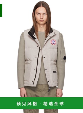 1h可退 香港直邮Canada Goose 加拿大鹅 男士 米色 Freestyle Cre