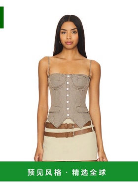 1h可退 香港直邮Danielle Guizio 女士 Edith 紧身胸衣 P24114W08