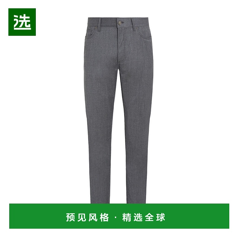 香港直邮Zegna ROCCIA 羊毛休闲裤 UCP03A6CITY