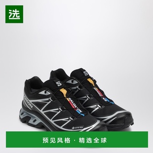 1h可退 香港直邮salomon 萨洛蒙 男士 XT-6 低帮运动鞋(黑色/银色