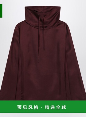 1h可退 香港直邮LOULOU STUDIO 女士 Cyna 紫红色真丝衫 CYNASIPR