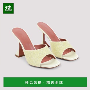 香港直邮AMINA MUADDI 女士高跟鞋凉鞋 14S363515LUPPASTELYELLOW