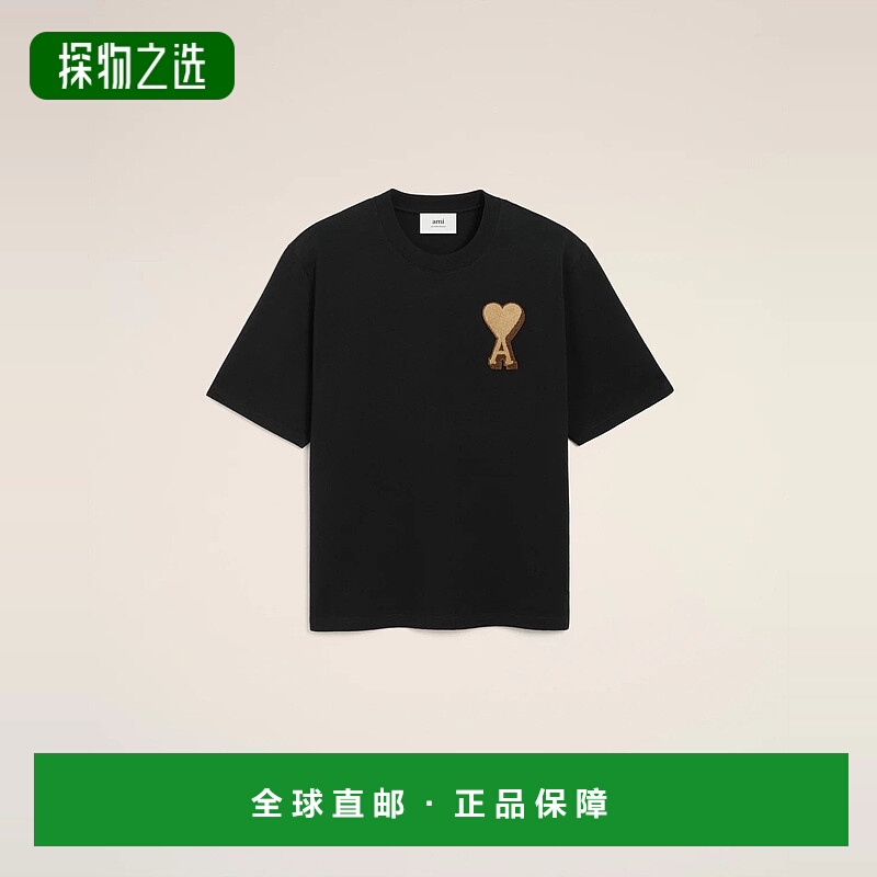 欧洲直邮AMI PARIS 25秋冬 UTS352.726.001 女士 短袖T恤