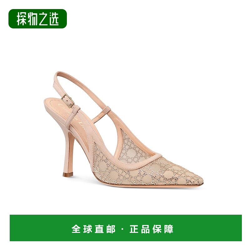 1h可退 欧洲直邮Dior 迪奥 女士浅褐色羊皮高跟鞋新款