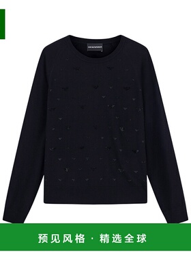 香港直邮Emporio Armani 羊毛长袖针织衫毛衣 EW001263AF19176