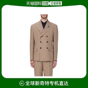 香港直邮Lardini 外套 EQ6902NEQSK62428 双排扣西装