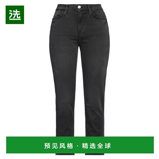 1h可退 香港直邮Frame Denim 女士 牛仔长裤 black黑色 舒适时尚