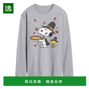 1h可退 【美国直邮】AIRWAVES|男士花生朝圣者史努比长袖 T 恤高