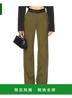 1h可退 香港直邮Msgm 女士 标志裤子 3941MDP05257605 green绿色