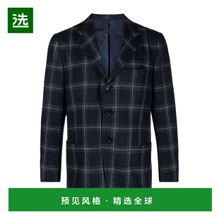 欧洲直邮KITON 男士夹克UG89K0130C07羊毛亚麻男装