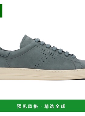 1h可退 香港直邮Tom Ford 汤姆·福特 男士 蓝色 Nubuck Warwick